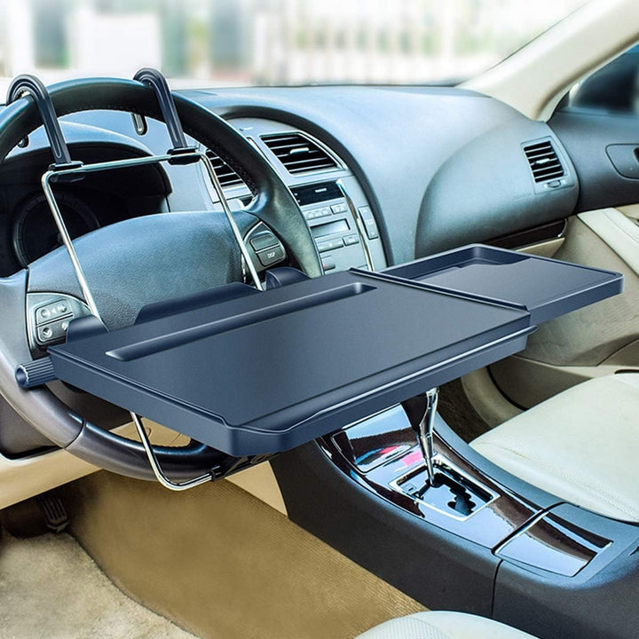 2 in 1 Car Steering Wheel Tray for Eating Food Drink