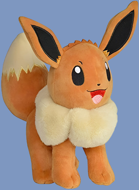 8 inch Plush Sleeping Eevee- Cuddly - Soft Stuffed Animal Toy